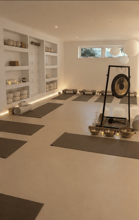 Sound bath space at Sound Studio, Mudeford, Christchurch, Dorset — serene wellness room for group sound baths and healing